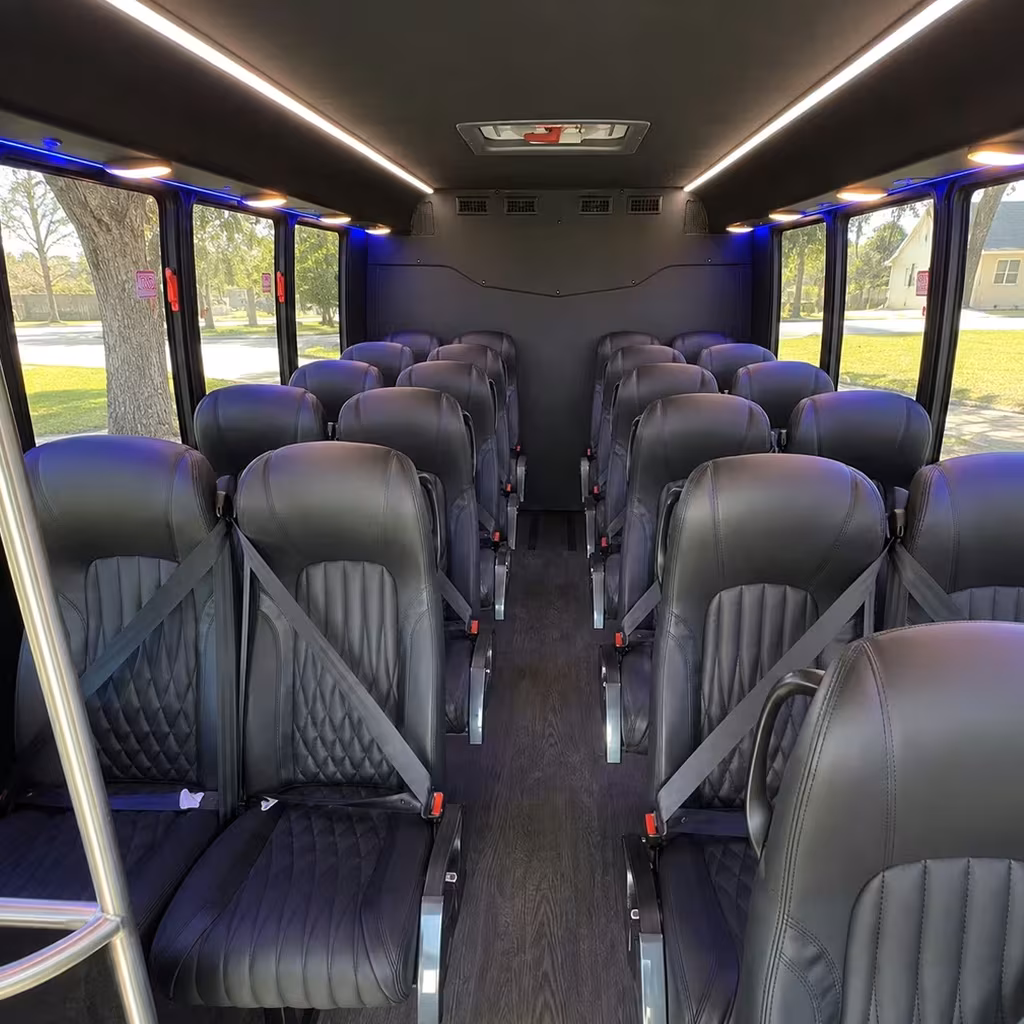 30 passenger minibus inside
