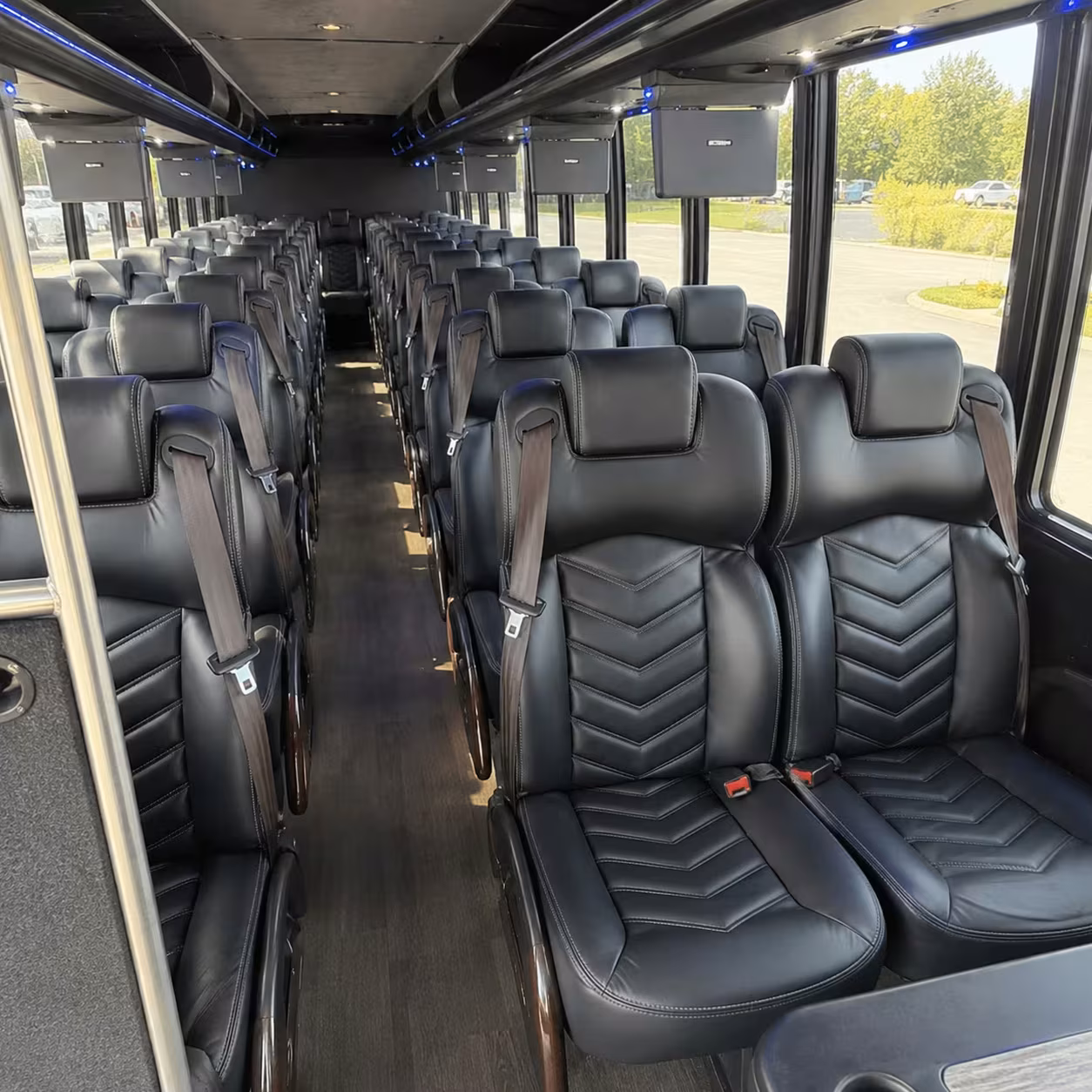 35 passenger minibus interior
